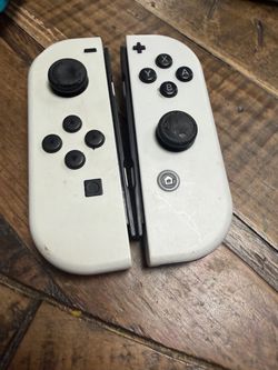 Nintendo joy-con controller pair white