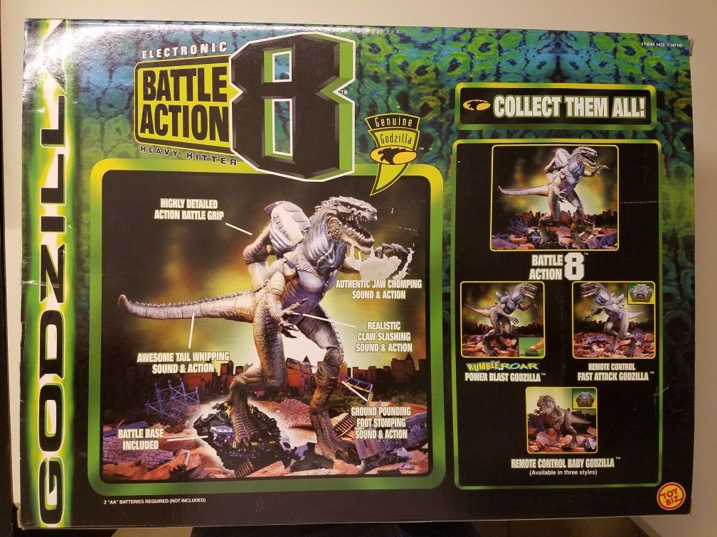 Godzilla Battle Action 8 Electronic Heavy Hitter Action figures