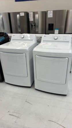 Only 2 Left ‼️- LG 7.3 cu ft Stand Alone Vented Front Load White Gas Dryer, EnergyStar-Certified, @$500 Off MSRP!📉🏷️