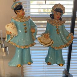 Rare Vintage 1950’s (?) Matching Figurines