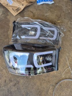 06-08 Dodge Ram LED DRL Projector Sequential Headlights Luces Micas Calaveras Faros Faroles