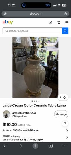 Amazing nightstand lamps  x2