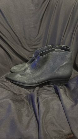 Size 10 Womens Black Vince Camuto Leather”cider” Ankle Chelsea boot
