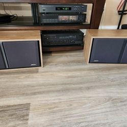 Vintage Yamaha Stereo with Bose 301 Series III Speakers