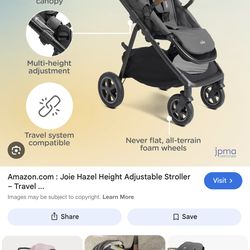 Joie Hazel and Mint Latch Stroller Car Seat Travel System - NEW/UNOPENED