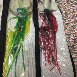 Many Sleeves Of Fishing off shore lures great holiday gift