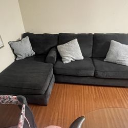 Blue Fabric Sectional!!!! Not Even 3 Months Old!!!!