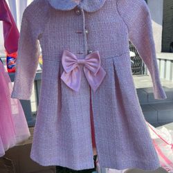Girl Dresses 5T With Coat