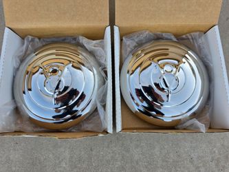 New Reproduction 1933 Ford V8 Hubcap Centercap Dog Dish Pair