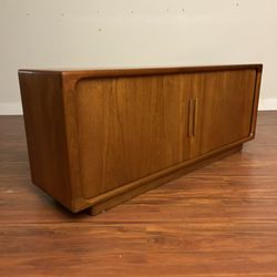 Danish Modern Tambour Door Teak Sideboard - Many More Items In Stock!
