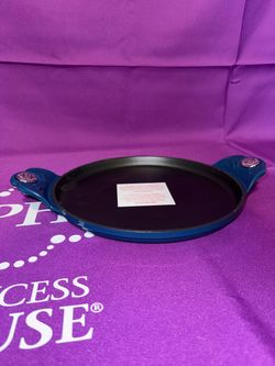 Princess House Enameled Cast Iron Round Griddle