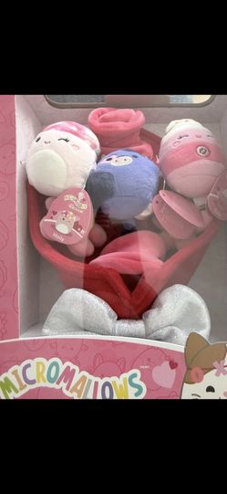 Squishmallow Micromallow Valentines Bouquet