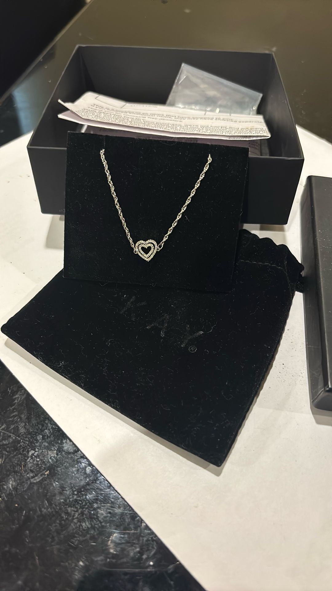 Kay Jewelers Heart Shape Anklet