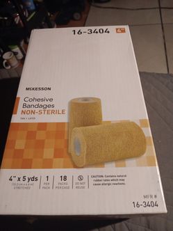 Cohesive Bandages NoN Sterile  18 pack