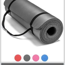 LOKATSE Home All Purpose Thick Yoga Mat with Carrying Strap High Density