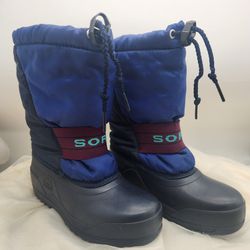 SOREL - Youth Boy/Girl Snow Boots for Kids, Size 1, Made in Canada