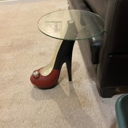 Two High Heel End Tables