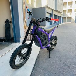 Nova X Electric Dirt Bike / E-Moto – 35+ MPH – 520 Miles – Upgraded Surron Throttle