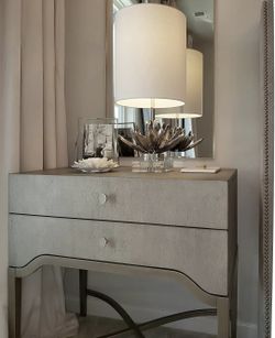 Elegant Two-Drawer Nightstands (2)