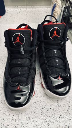 🏀 Air Jordan 6 Rings Bred– 322992-062 Black/Red – Size 10.5 w/Box