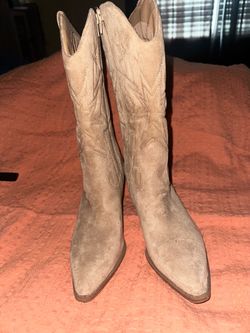 Tan  Suede boots