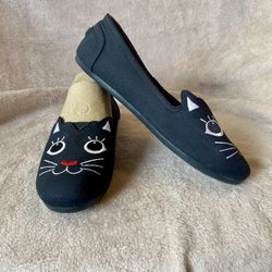 BOBS From Sketchers Memory Foam “BOBS For Cats” Women’s Flats Size 10. Brand New! 