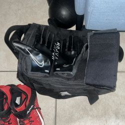 Football Cleats, Bag, And Gloves