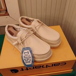 Hey Dude Wally Stretch Canvas - Stone White size 9 mens 