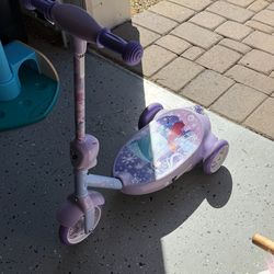 Frozen electric scooter