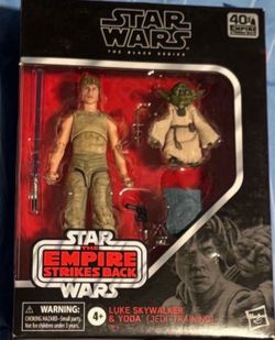 STAR WARS The Black Series - Action Figures Luke Skywalker and Yoda (Jedi Training)