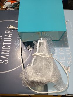 Mini Turquoise Lamp