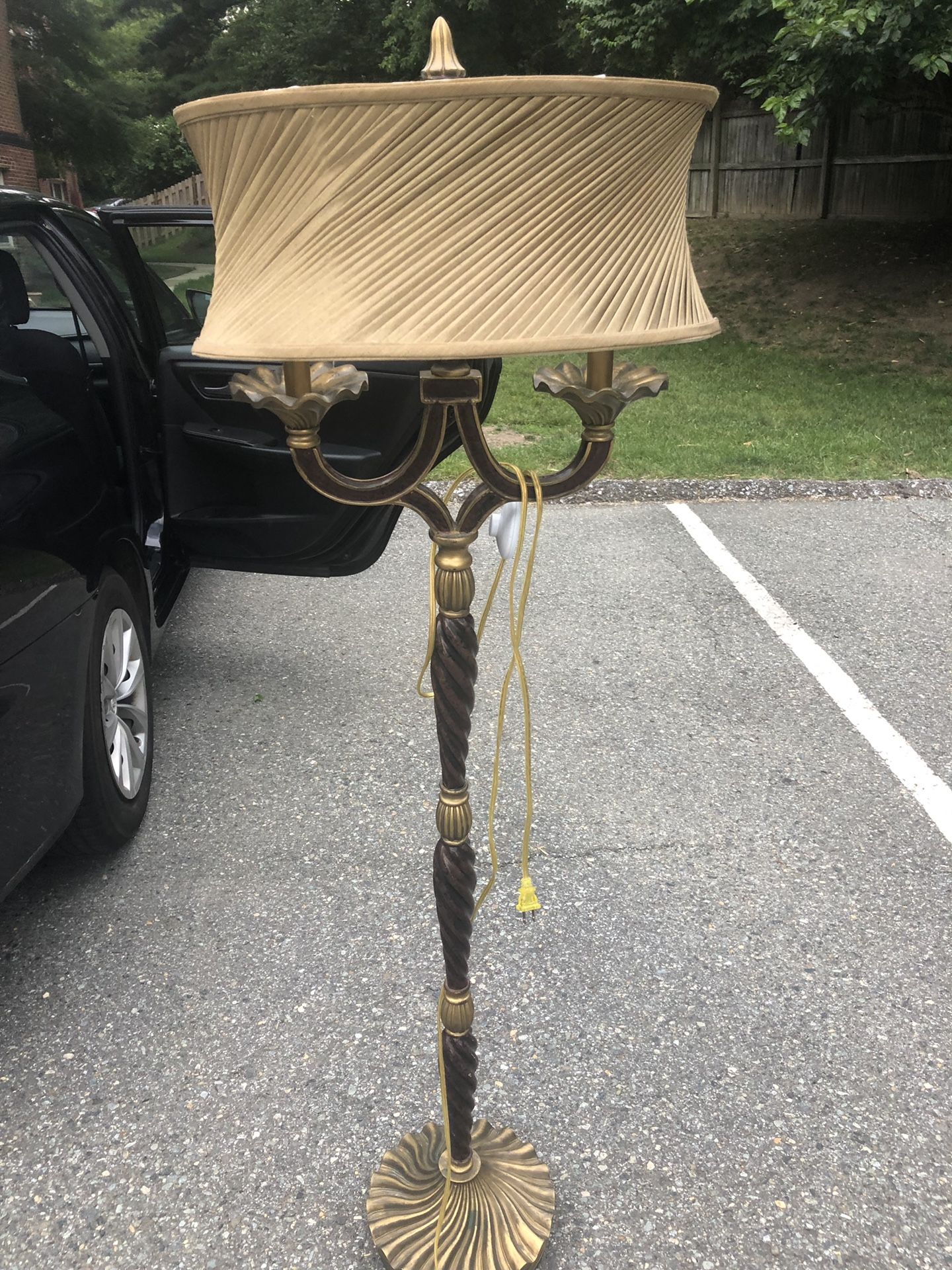 Antique lamp made by hand