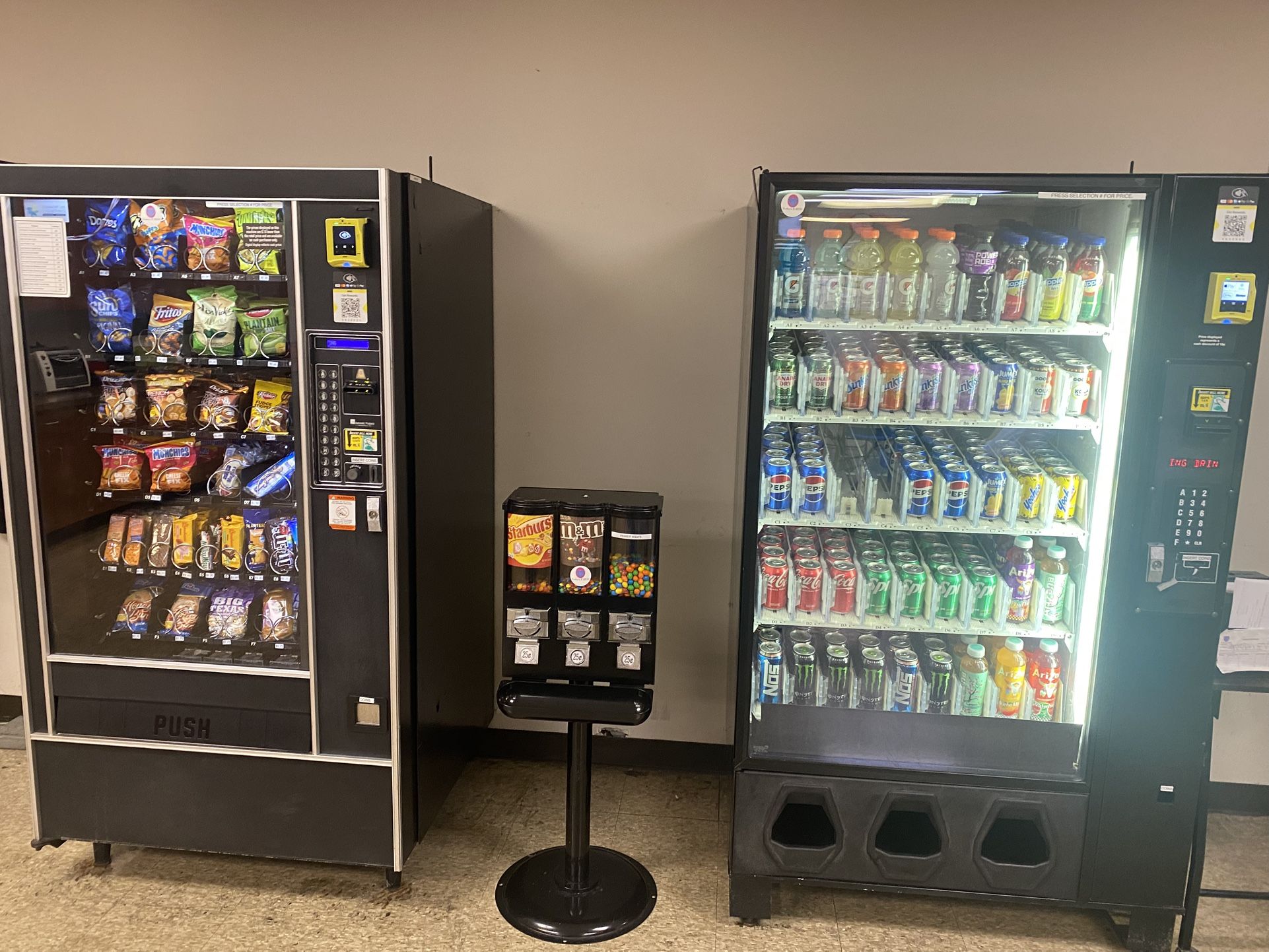 Vending Machine And Locations
