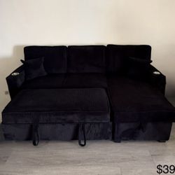 Black Sofa Bed 