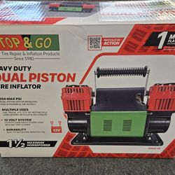Stop & Go 12v Heavy Dual Piston Tire Inflator