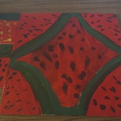 Water Melón And Strawberry Painting 