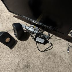 Samsung Monitor W/ 2 Speakers