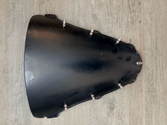 Black Motorcycle Windscreen with Spikes