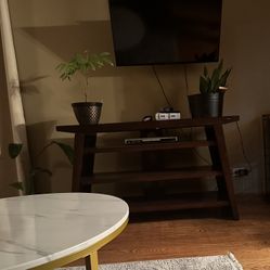 Wood Tv Stand With Glass