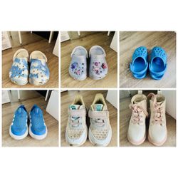 Toddler Crocs/Shoes Bundle - Size 6/7