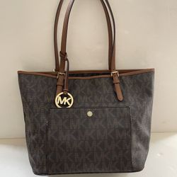 Michael Kors Tote Handbag 16”  - MK Charm