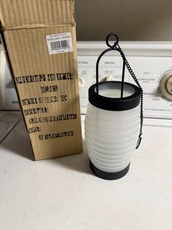 Glass Lantern Candle Holder
