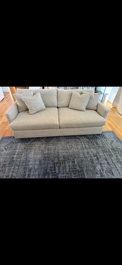 Crate and Barrel 93” deep Lounge Sofa