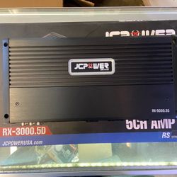 JCPower Audio System 5 Channel Amplifier Rx 3000.5D