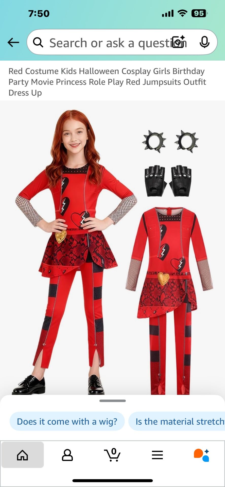 **Reduced.!!**Girls 5-6 Yrs Cosplay Costume-Red-NEW
