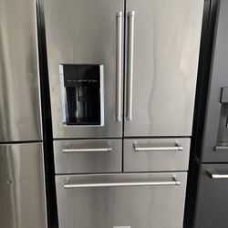 Kitchen Aid 5 Door Refrigerator ↪️Comes With 90 Day Warranty 📍4402 Us Highway 92 Plant City Fl 33563