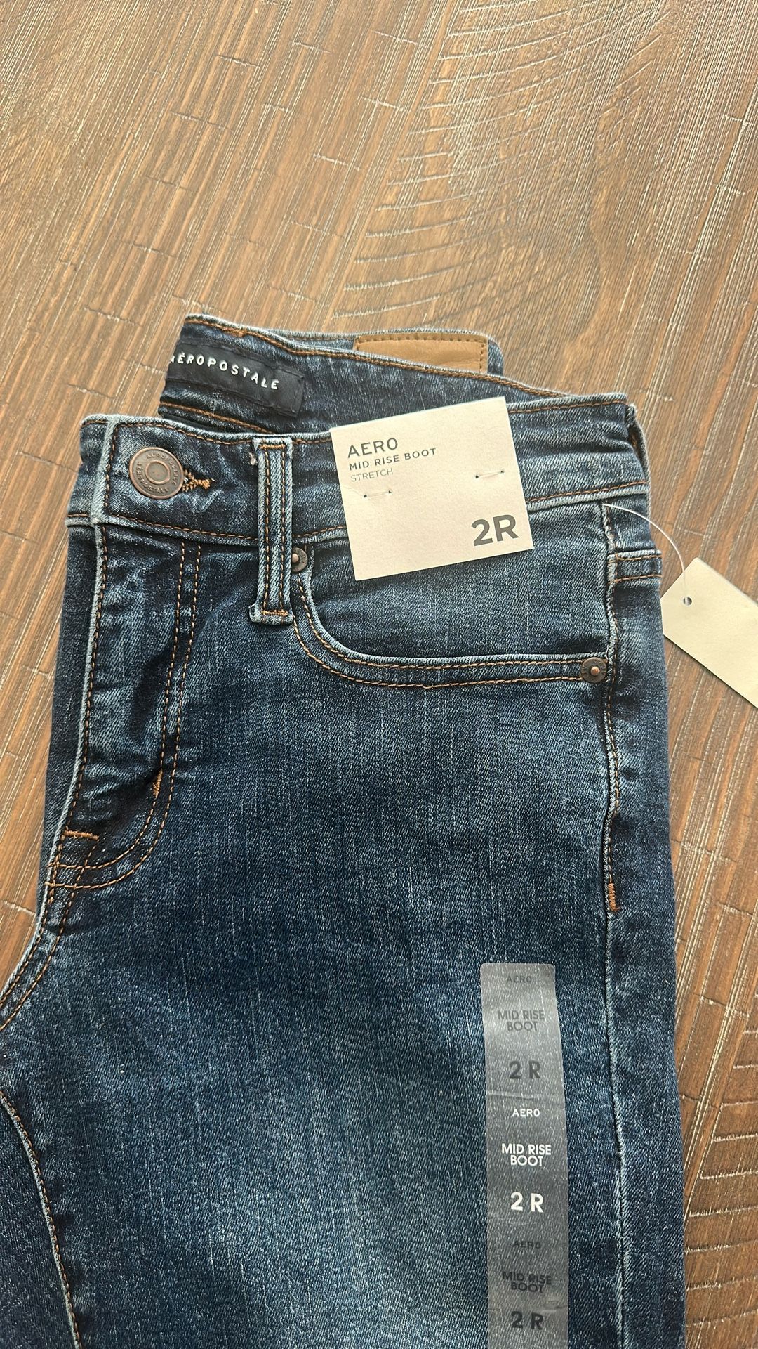 Aéropostale Mid Rise Boot Stretch Jeans
