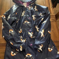 Girls Rain jacket Unicorn Large