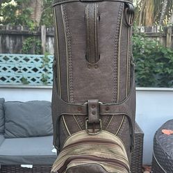 Vintage Burton Hound Ears Club Golf Bag – Club Crest Cart Bag 70s–80s