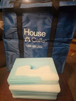 Premium Insulated Cooler Bag + 8 Reusable Ice Packs Bundle